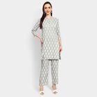 Ladies' Ethnic Set, Light Grey, small image number null