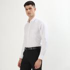 Men's Snow White Classic Collar Formal Shirt, सफ़ेद, small image number null