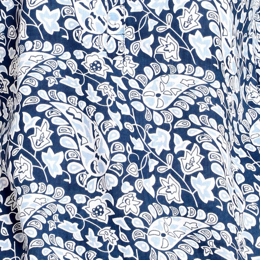 Printed Kurti, Mid Blue, large image number null