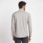 Cotton Printed Casual Shirt, Light Grey, small image number null