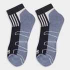 Men's Multi-Color Ankle-Length Geometric Pattern Socks, नेवी ब्लू, small image number null