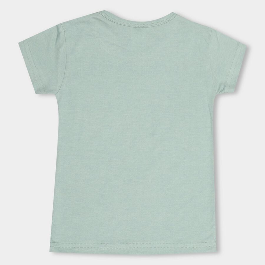 Girls' T-Shirt , Light Green, large image number null