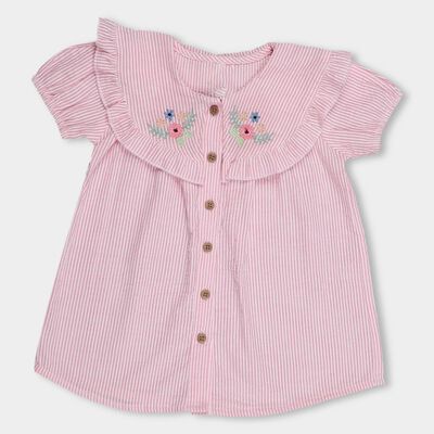 Infants' 100% Cotton Regular Collar Shirt 