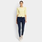 Ladies'  Crop  Top, पीला, small image number null