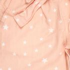 Girls' 100% Cotton Trousers, Peach, small image number null