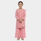 Girls Light Pink Fusion Set, हल्का गुलाबी, small