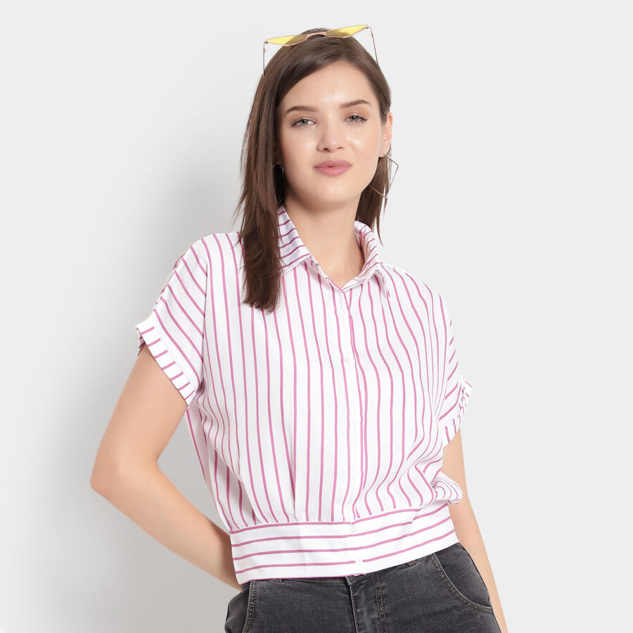 Stripes Shirt, White, large image number null