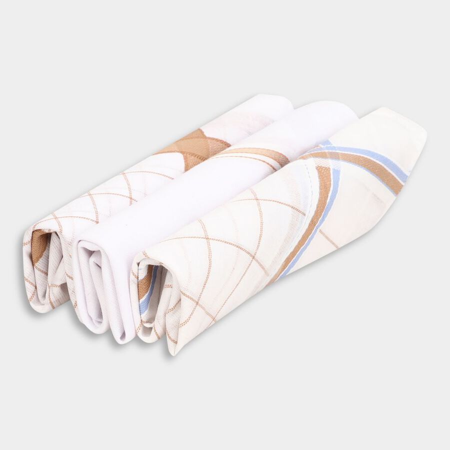 Men's Hanky, White, large image number null