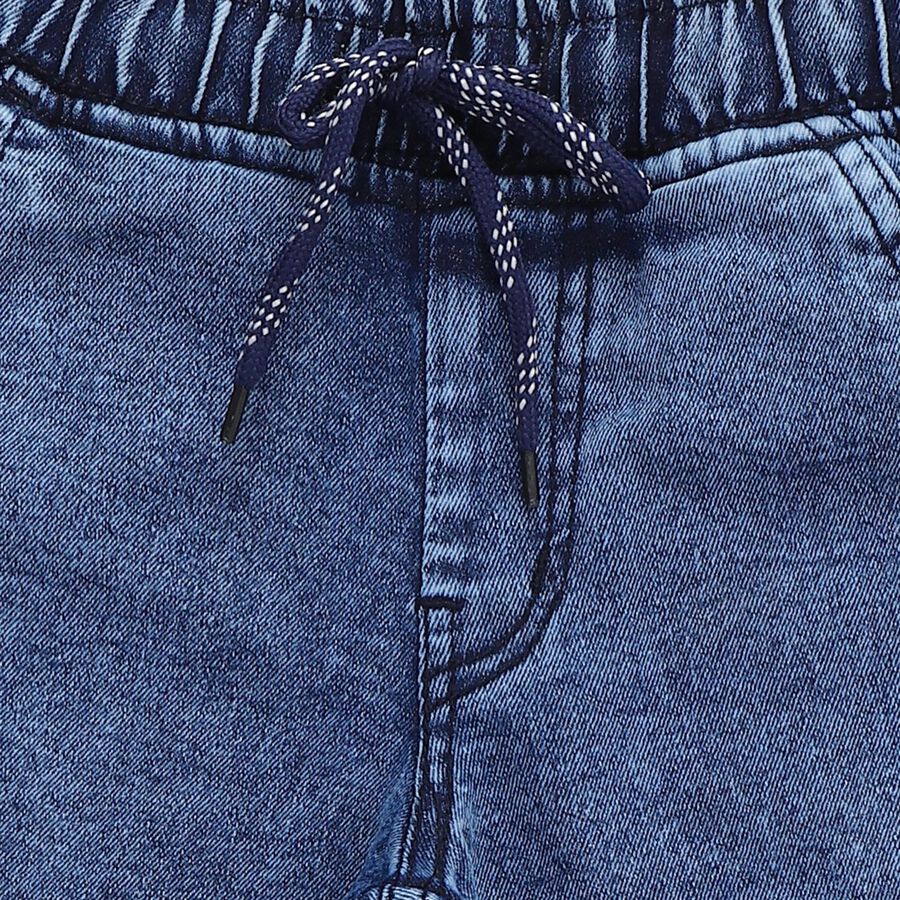 Boys' Regular Fit Classic Jeans, Dark Blue, large