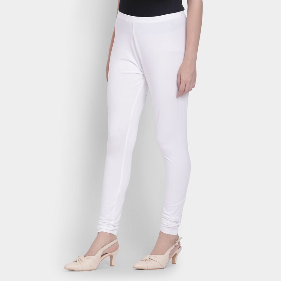 Ladies' Churidar , White, large image number null