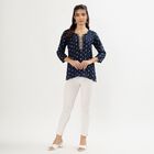 Ladies' Kurti, Navy Blue, small image number null