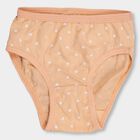 Girls' 100% Cotton Panty, Peach, small image number null