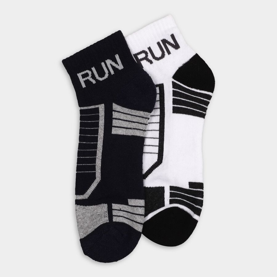 Men's Socks (Pack of 2), नेवी ब्लू, large