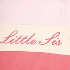 Infants Light Pink Crew Neck Casual Sweatshirt, हल्का गुलाबी, small image number null