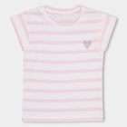 Girls' 100% Cotton T-Shirt, गुलाबी, small image number null