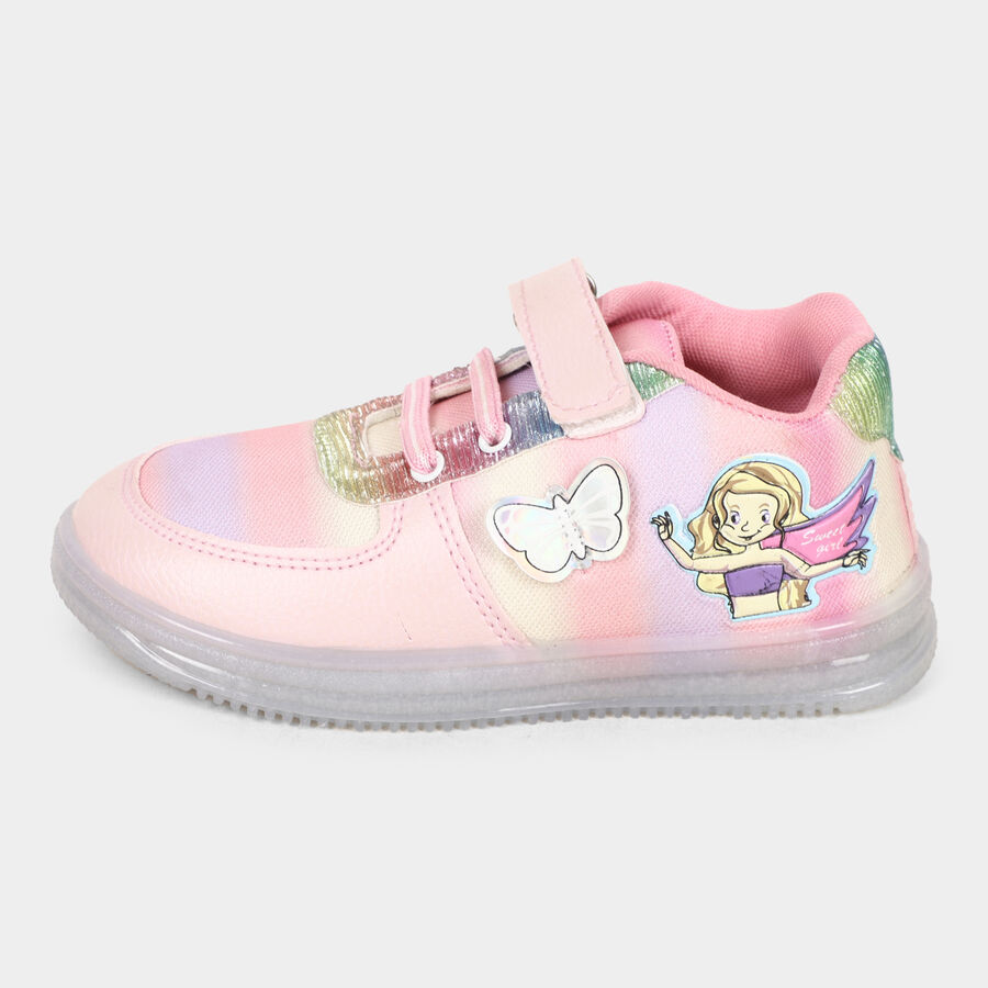 Girls' Shoes, Peach, large image number null
