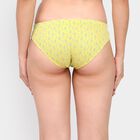 Ladies' 100% Cotton Panty, Yellow, small image number null