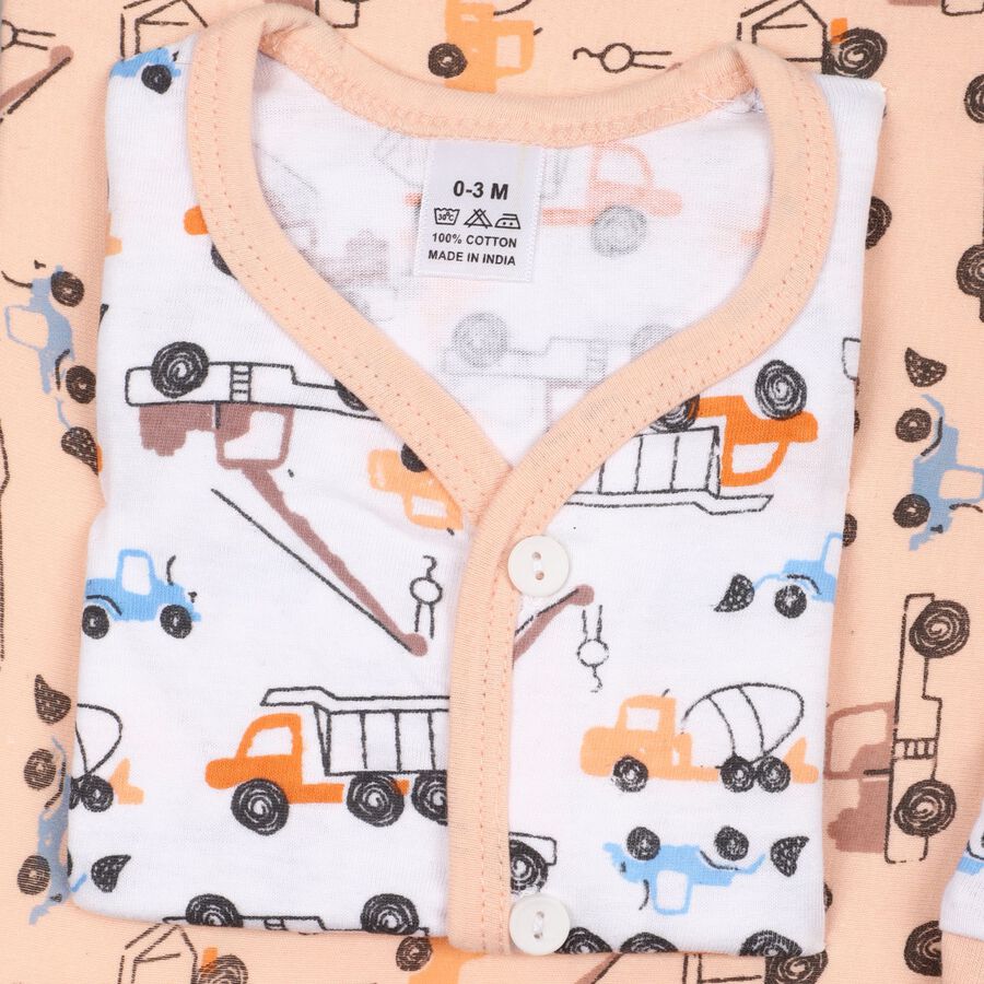 Infants' 100% Cotton Gift Set, Peach, large image number null