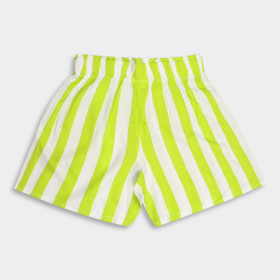 Girls' Shorts, Light Green, large image number null
