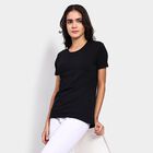 Ladies' Round Neck T-Shirt , Black, small image number null