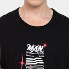 Men's 100% Cotton T-Shirt, Black, small image number null