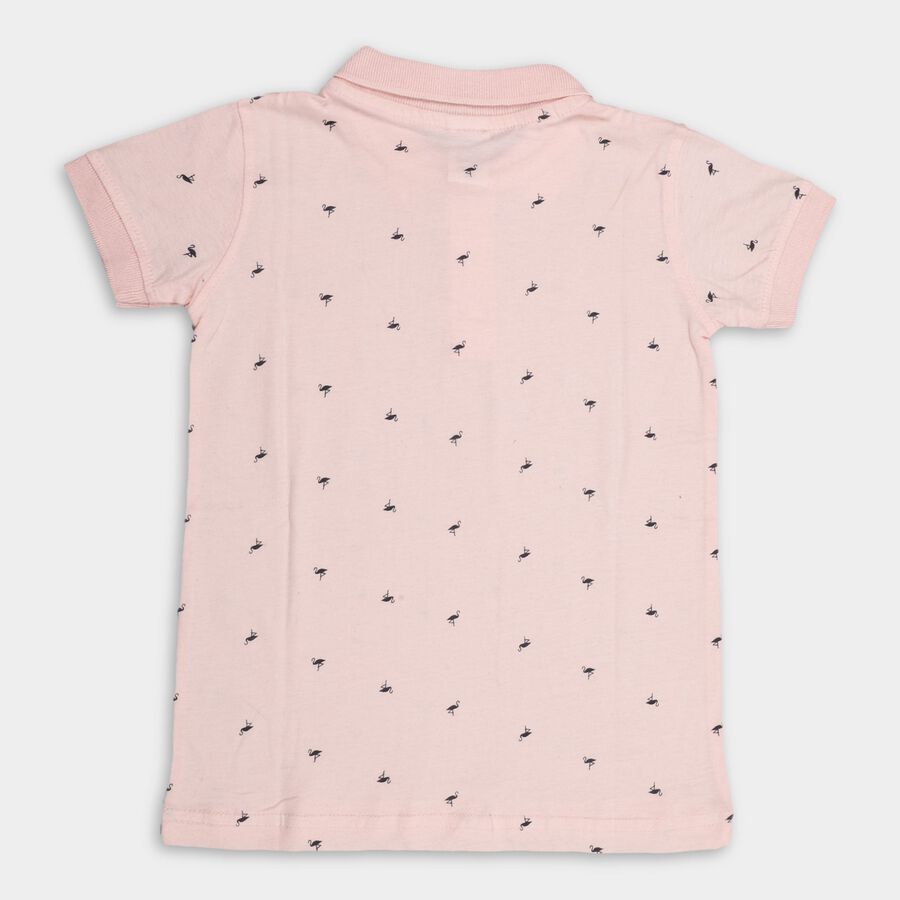 Boys' 100% Cotton Half Sleeves T-Shirt, हल्का गुलाबी, large image number null