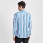 Cotton Stripes Casual Shirt, White, small image number null