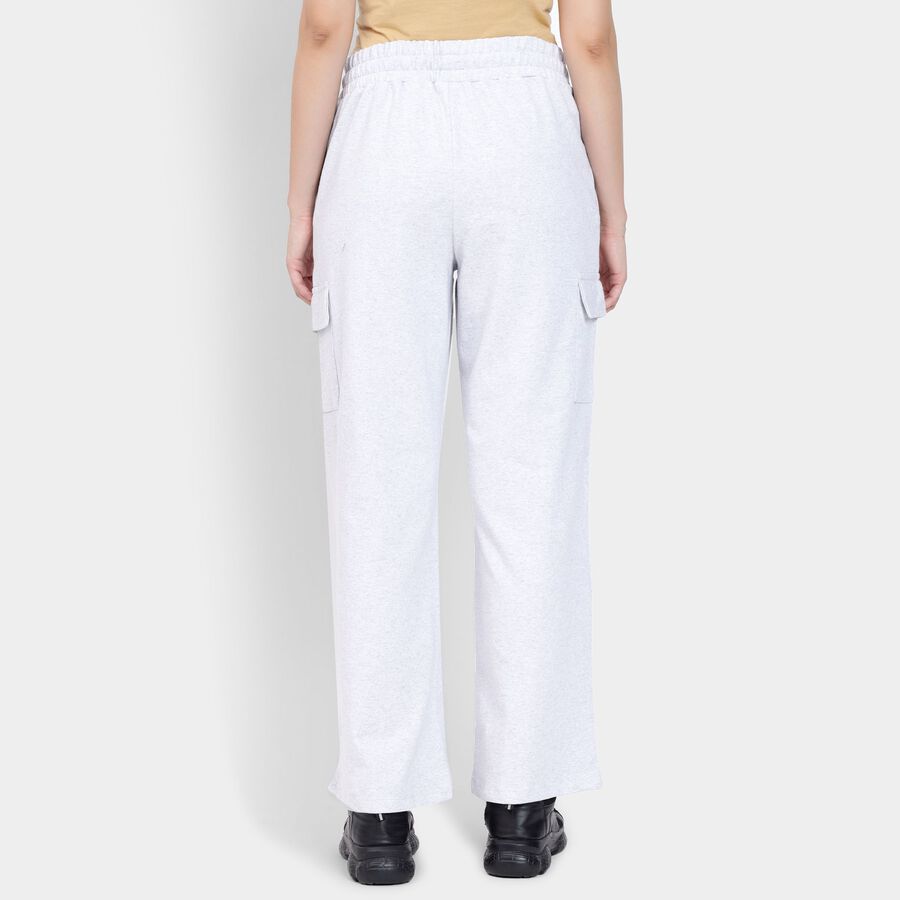 Ladies' Track Pants, Ecru Melange, large image number null