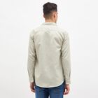 Men's Light Sage Green Textured Casual Shirt, Light Green, small image number null
