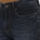Men's Slim Fit Jeans, गहरा नीला, small image number null