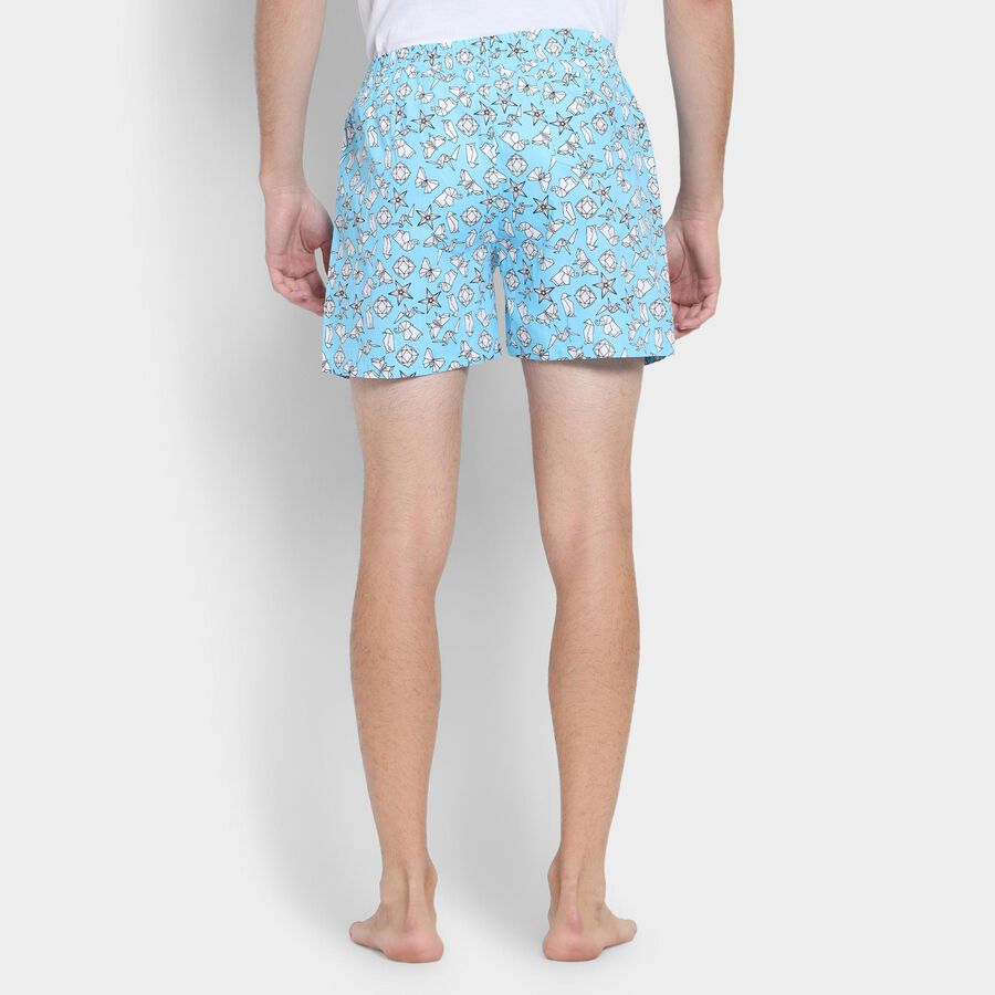 Men's 100% Cotton Boxers , Light Blue, large image number null