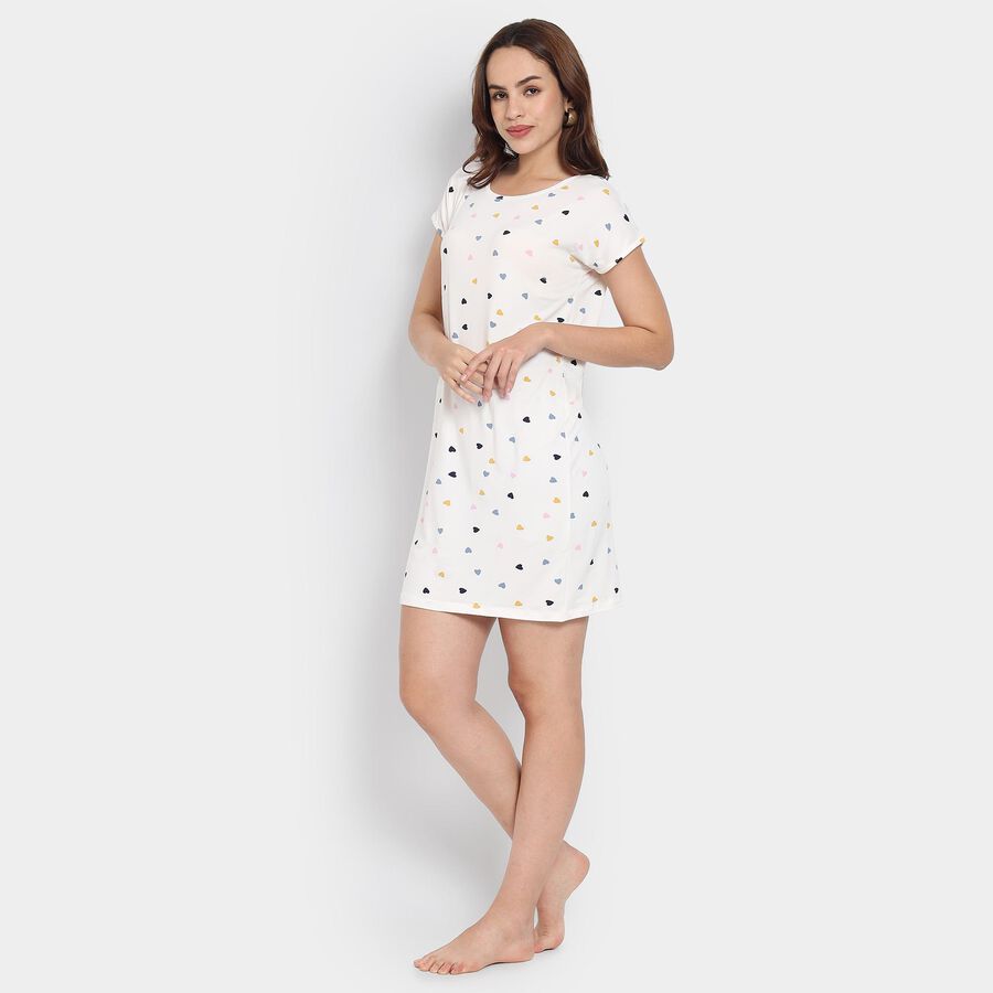 Ladies' Nighty, सफ़ेद, large image number null
