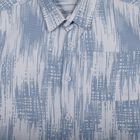 Boys White Printed Half Sleeve Classic Casual Shirt, सफ़ेद, small