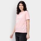 Ladies' Round Neck T-Shirt , Light Pink, small