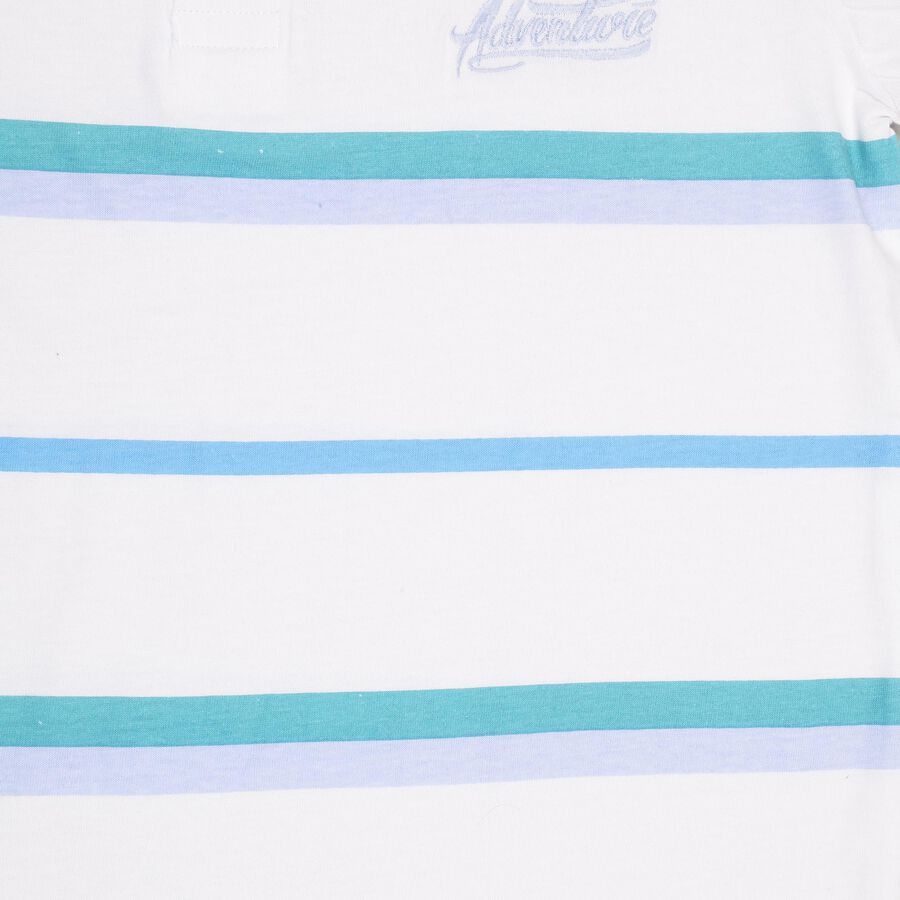 Boys' 100% Cotton Half Sleeves T-Shirt , सफ़ेद, large