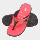 Men Printed Slip-On Flip Flops, Red, small image number null