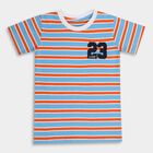 Boys' 100% Cotton Half Sleeves T-Shirt, Light Blue, small image number null