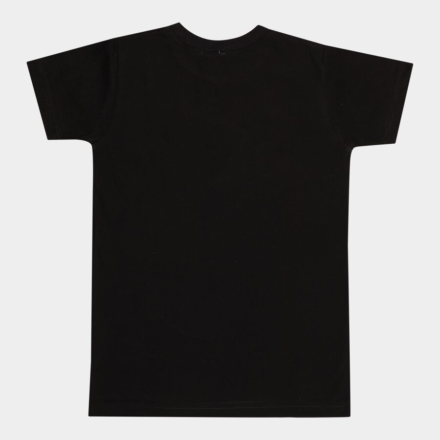 बॉयज़ टी-शर्ट, काला, large image number null