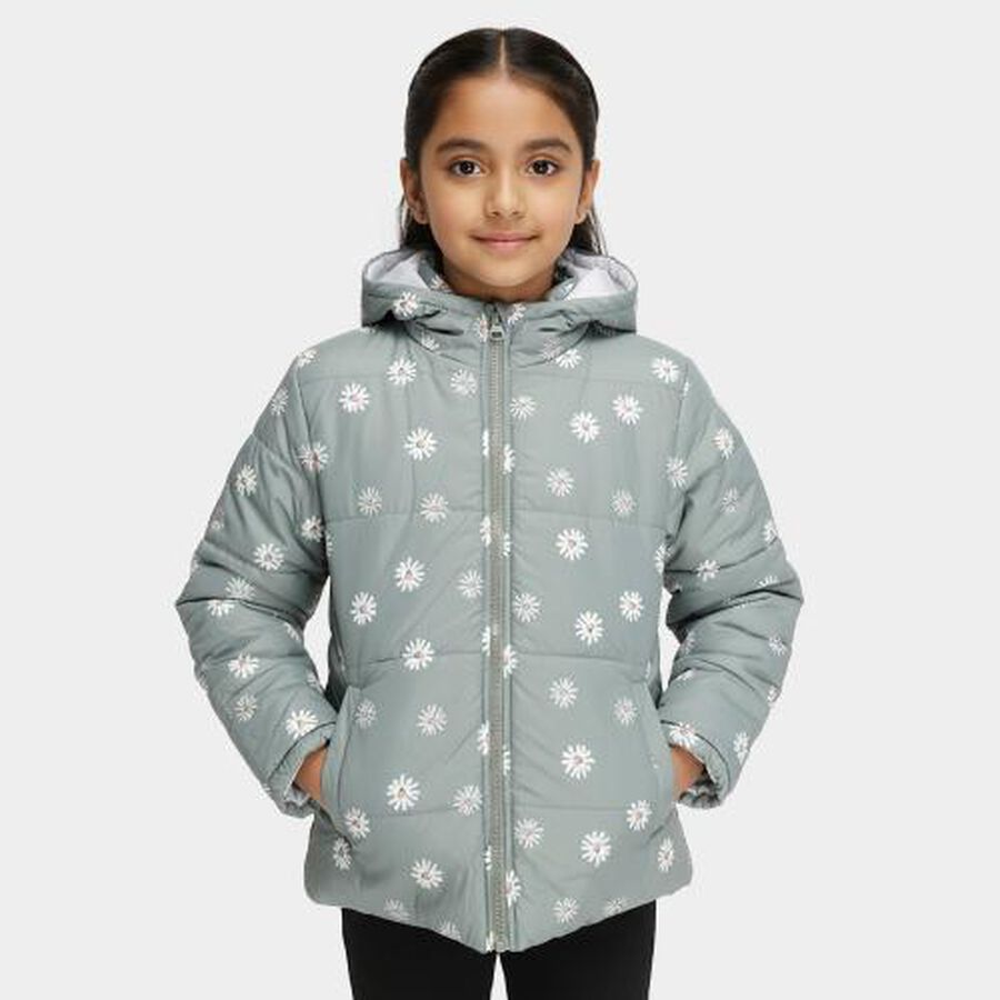 Girls' Jacket, Olive, large image number null