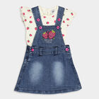 Infants Printed Skirt Top Set, Yellow, small image number null