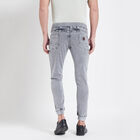 Overdyed 5 Pocket Slim Jeans, Light Grey, small image number null