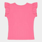 Girls Cotton T-Shirt, Pink, small image number null
