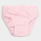 Girls' 100% Cotton Panty, White, small image number null