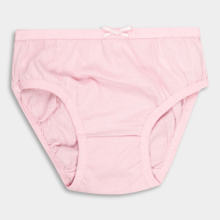 Girls' 100% Cotton Panty, White, large image number null