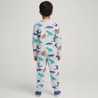 Boys' 100% Cotton Baba Suit, Light Blue, small image number null