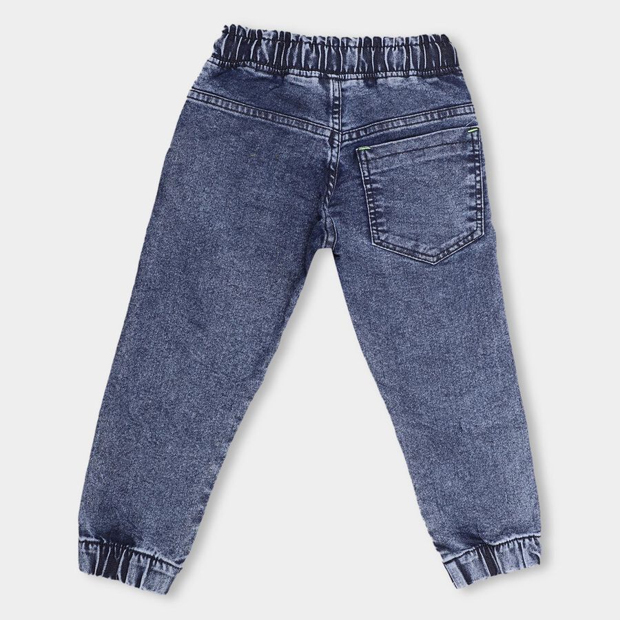 Boys' Jogger Jeans , Mid Blue, large image number null