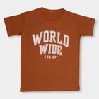 Boys' Half Sleeves T-Shirt, भूरा, small image number null
