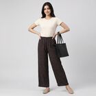 Women's Charcoal Palazzos, गहरा ग्रे, small