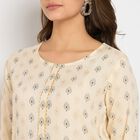 Ladies' Kurta, Off White, small image number null
