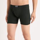 Men's Cotton Trunk, Dark Green, small
